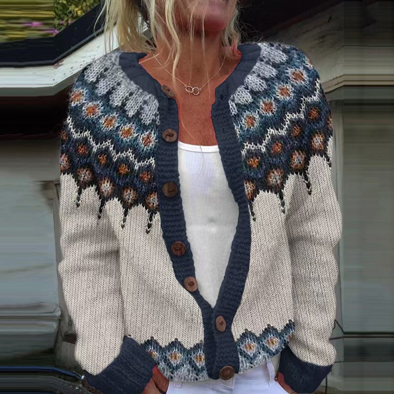 Crestina™ | Cozy Vintage Cardigan
