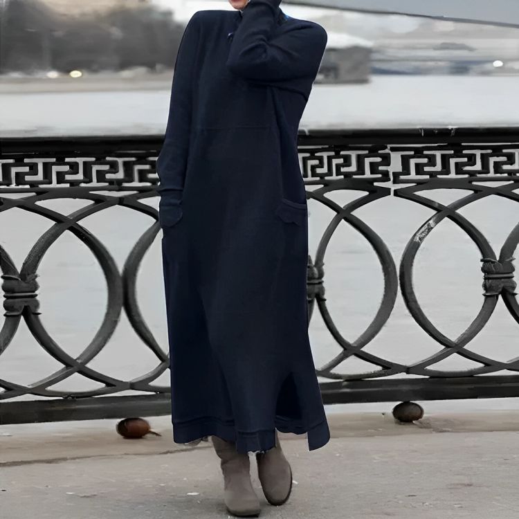 Renwick™ | Maxi Dress – Cozy Long Sleeve Oversized Winter Dress