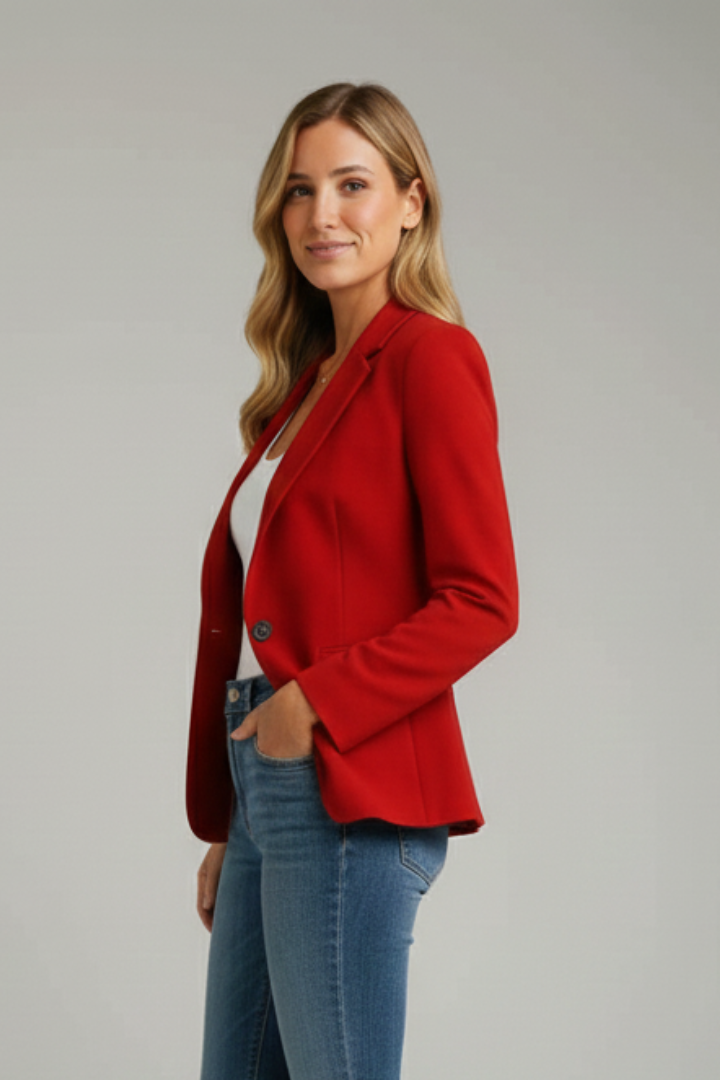 Rexelle™ | Blazer with Notched Lapel and Single Button