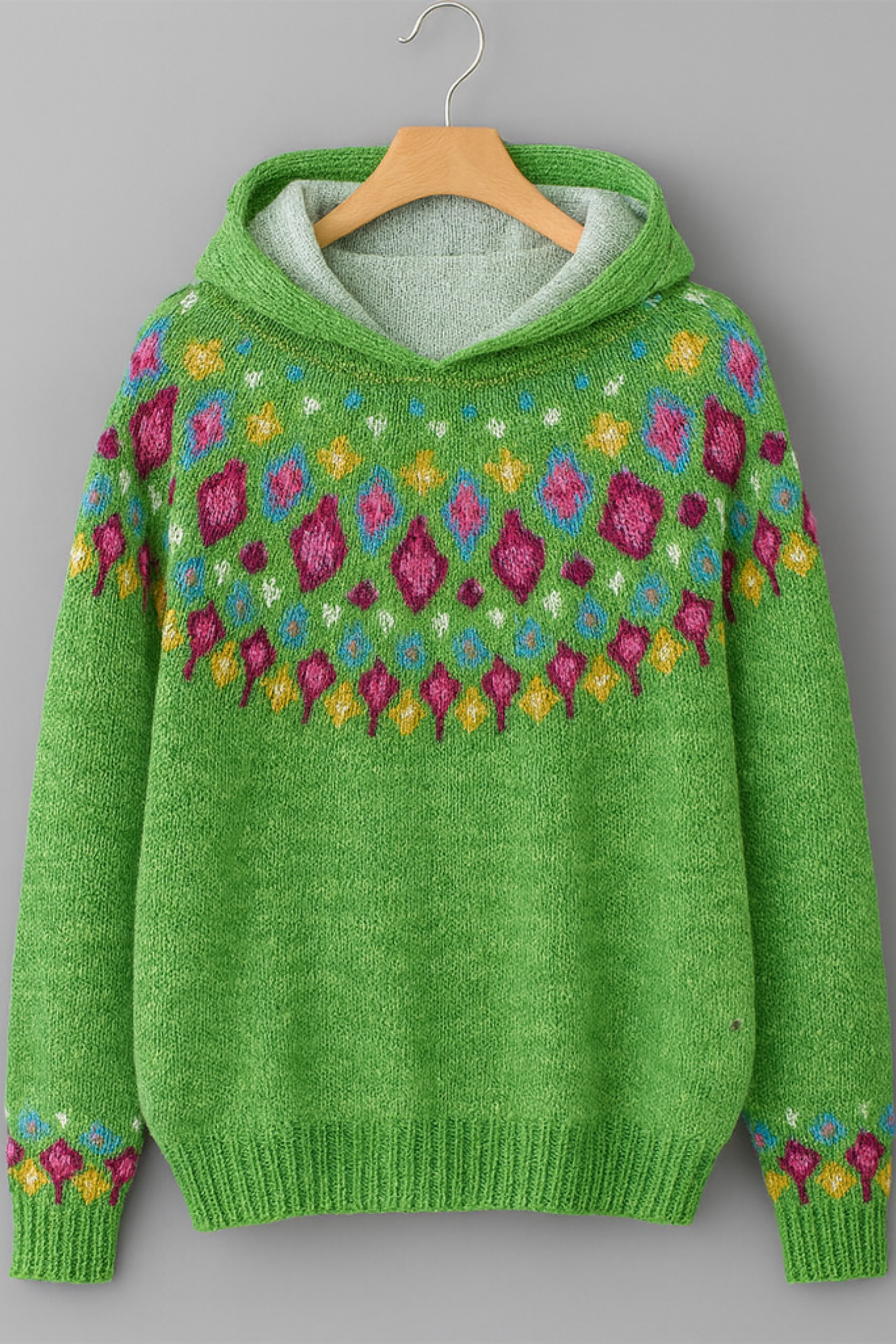 Klea | Lightweight Jacquard Comfort Hoodie