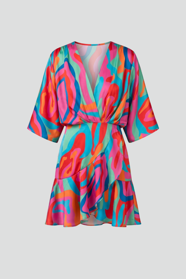 Arlowe™ | V-Neck Mini Dress