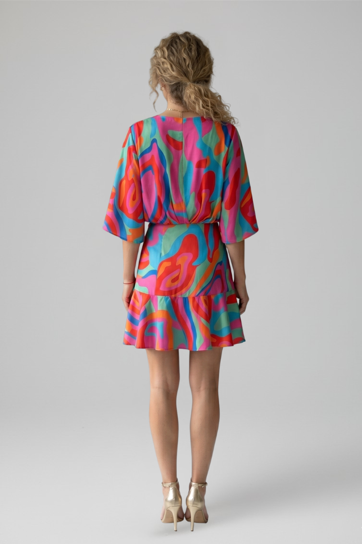 Arlowe™ | V-Neck Mini Dress