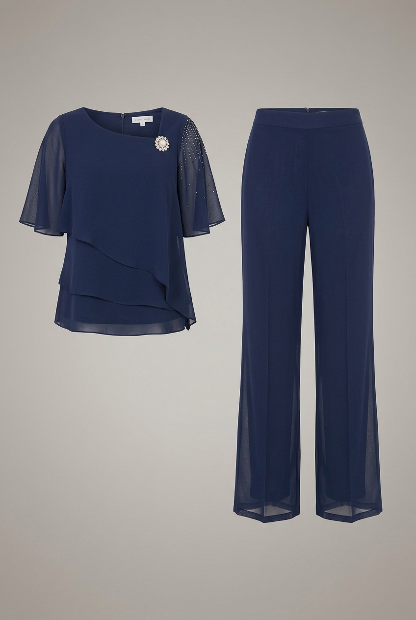 Helen | Women's Two-Piece Top and Pants Set