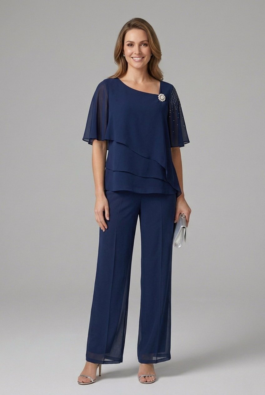Helen | Women's Two-Piece Top and Pants Set