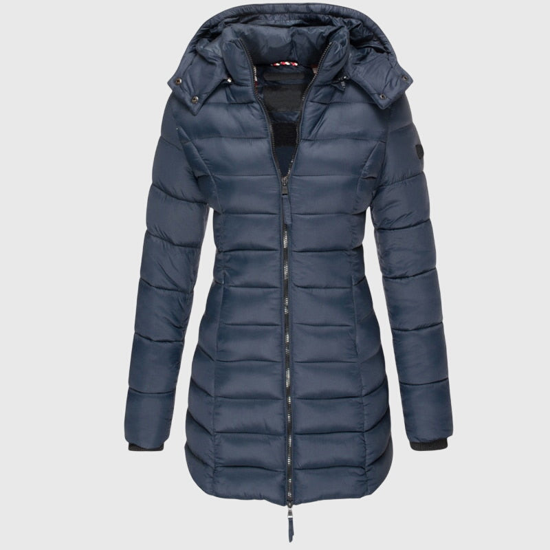 Frostlyn™ | Long Hooded Puffer Jacket