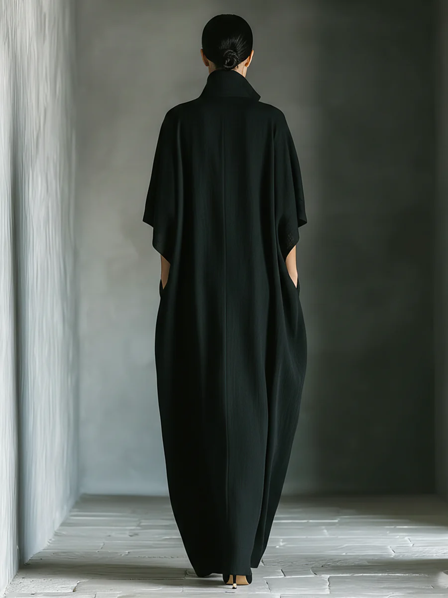 Susan | Oversized Kimono-Sleeve Maxi Dress