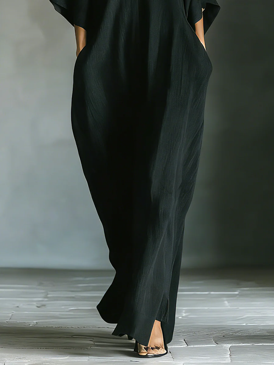 Susan | Oversized Kimono-Sleeve Maxi Dress