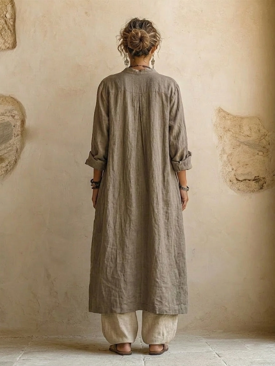 Emma | Cotton Linen Three-Piece Set for Women