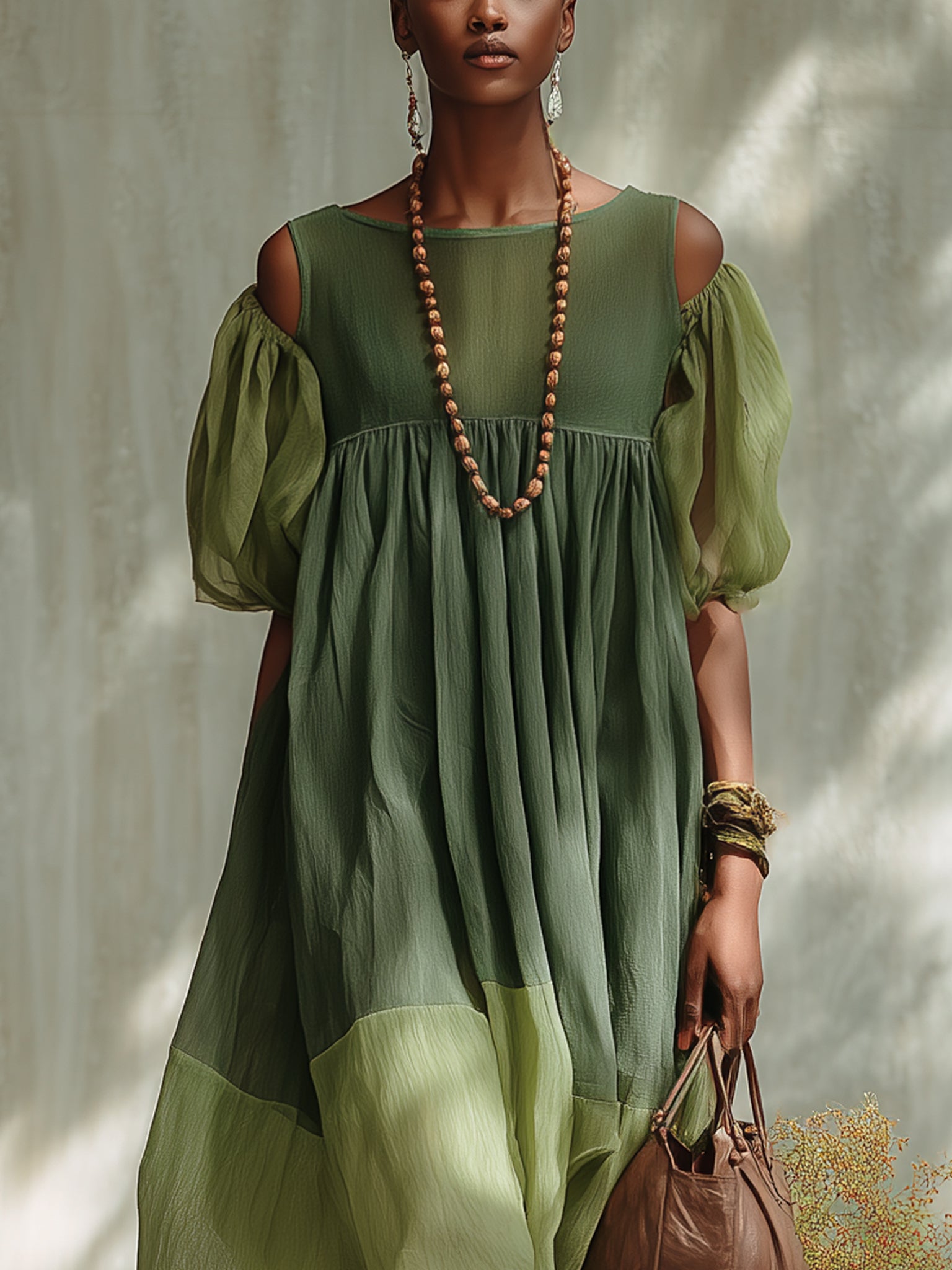 Seraphina™ | Off Shoulder Short Sleeve Midi Dress