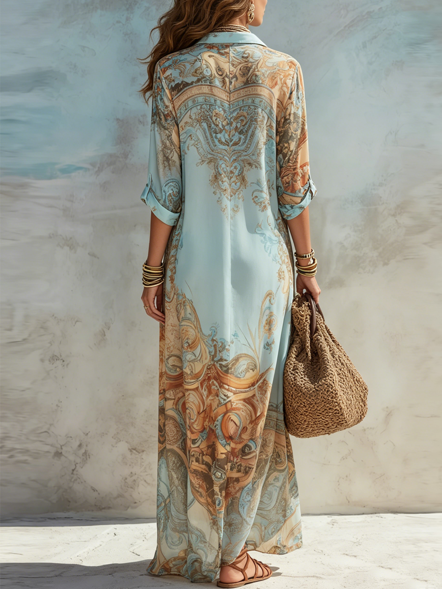 Azalea™ | Mediterranean Resort Maxi Dress