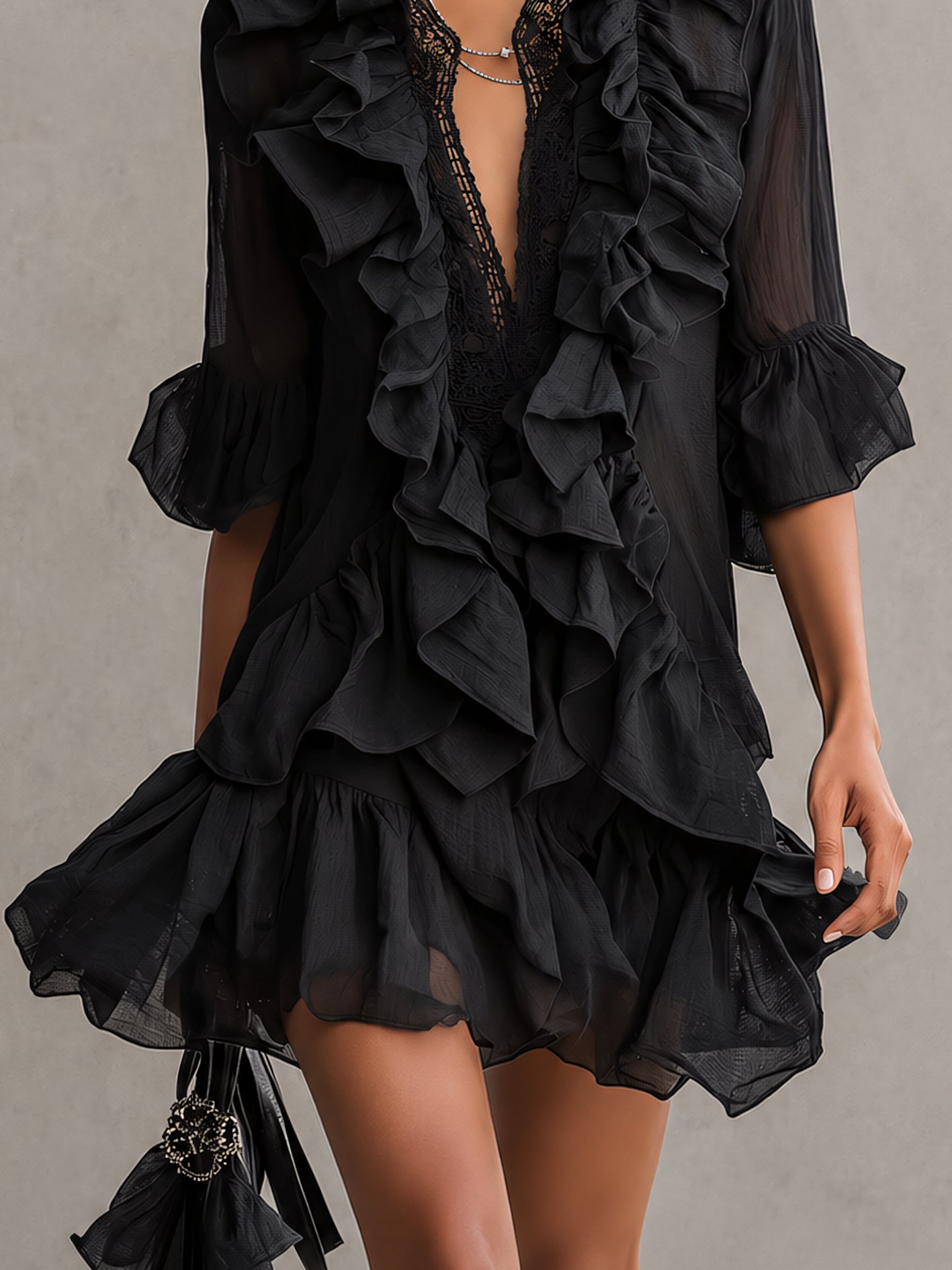 Gloriane™ | Ruffled Mini Dress
