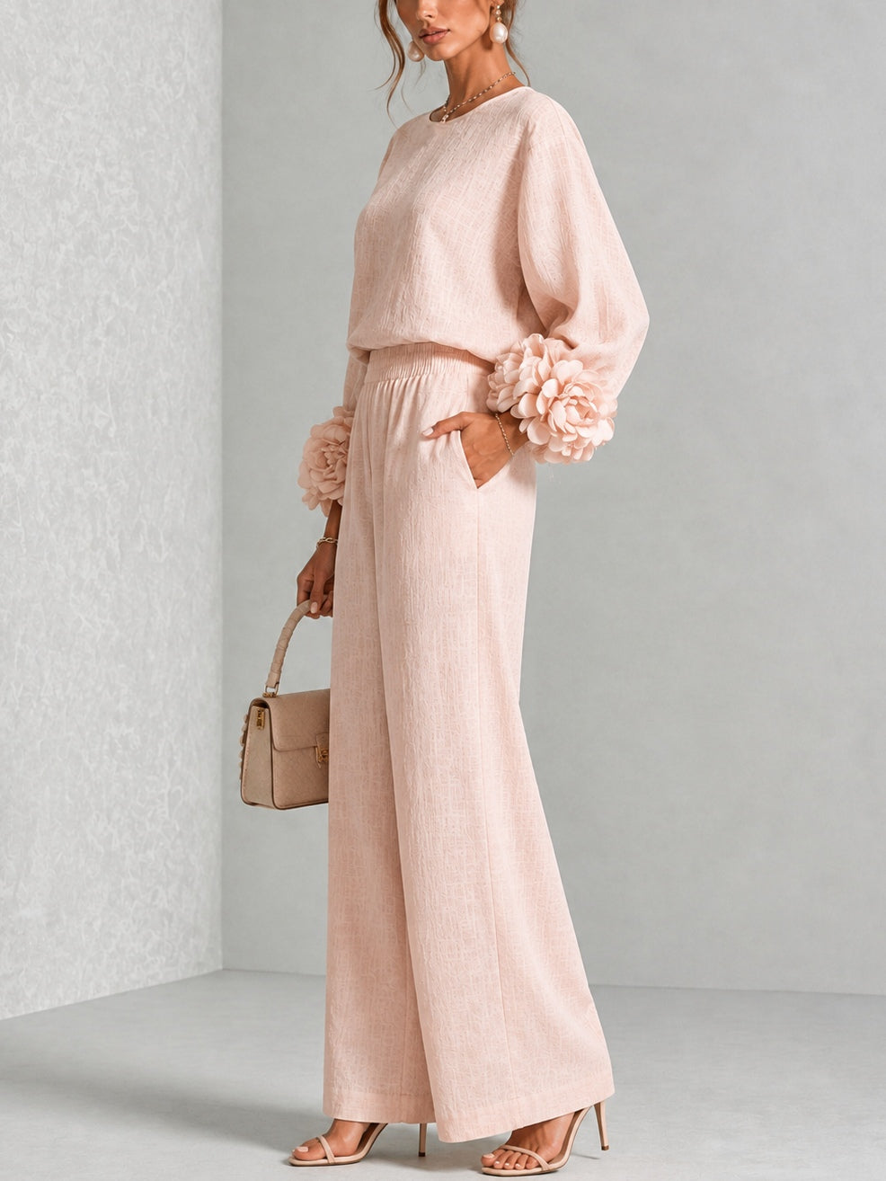 Nicolinda™ | Floral Cuff Two-Piece Set