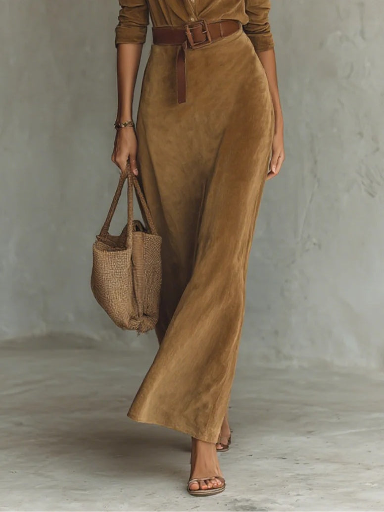 Greta™ | Belted Maxi Dress