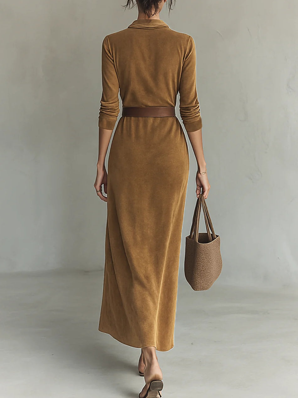Annika™ | Belted Maxi Dress