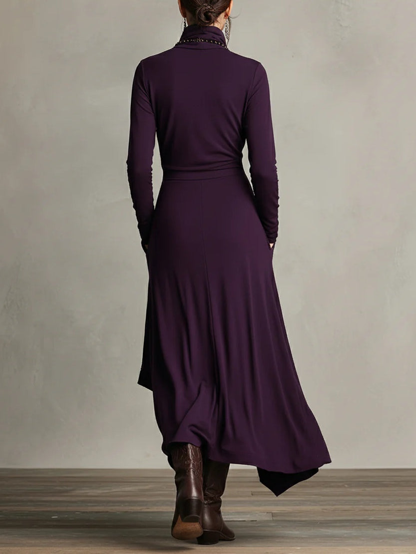 Lavienne™ | Turtleneck Maxi Dress