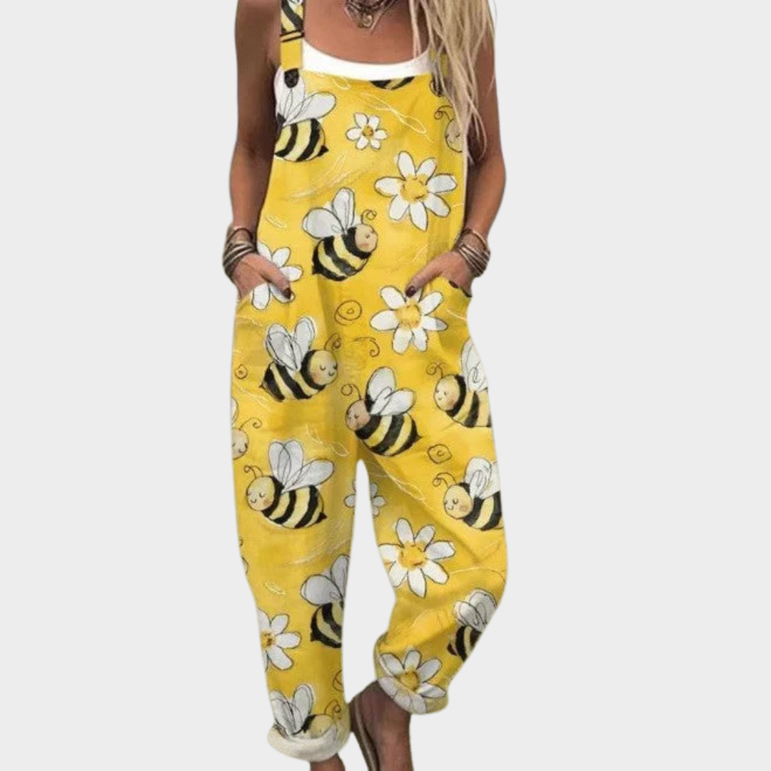 Honeysett™ | Printed Dungarees