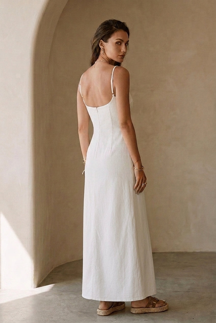 Jovara™ | Strappy Slit Maxi Dress