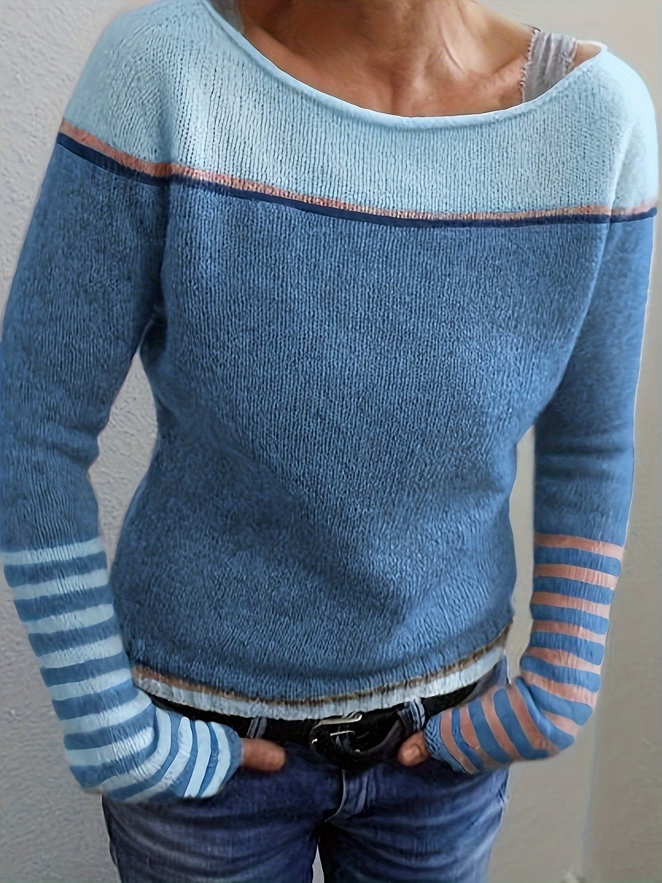 Norelle™ | Striped Pullover Sweater