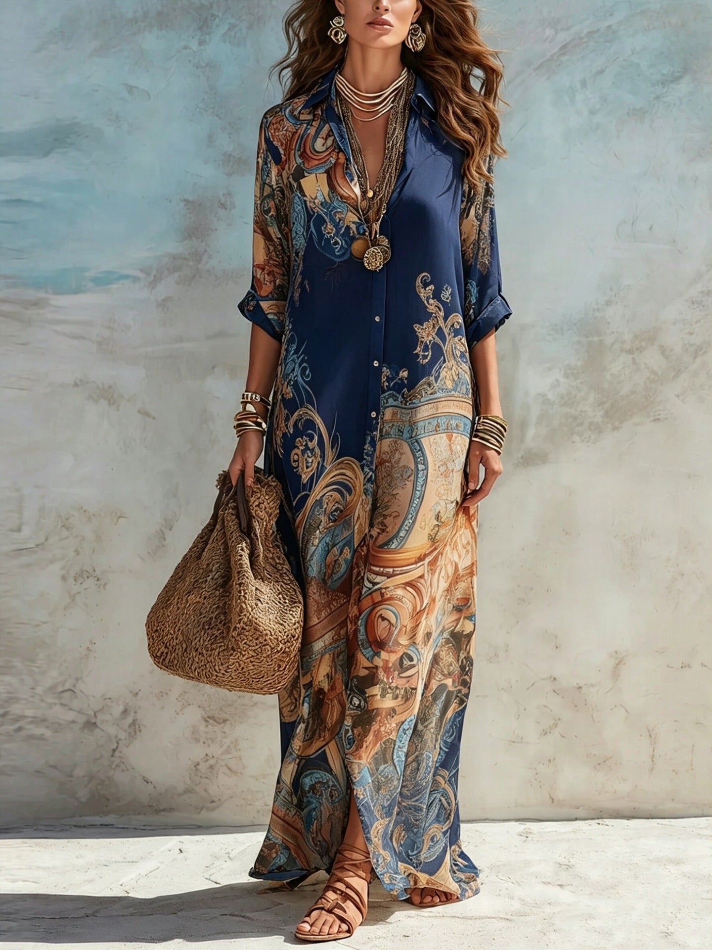 Azalea™ | Mediterranean Resort Maxi Dress
