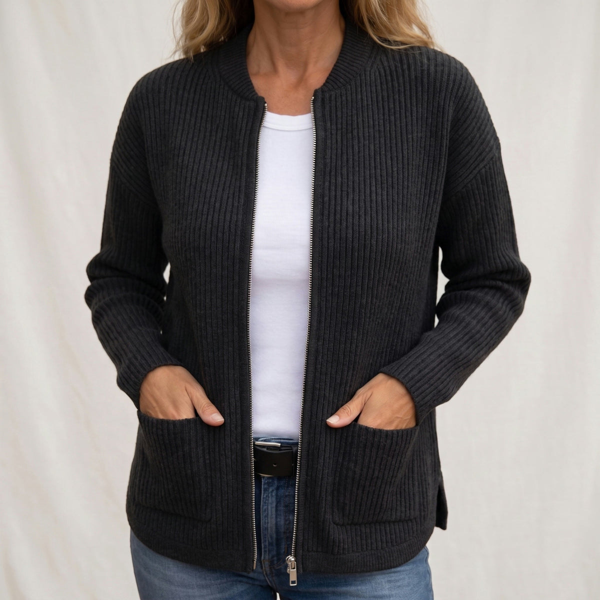 Annika | Women's Cozy Cardigan with Deep Pockets