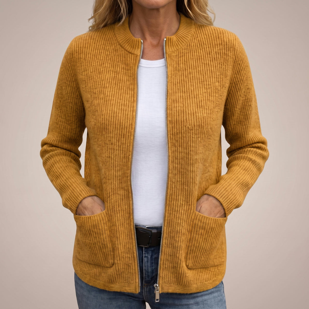 Annika | Women's Cozy Cardigan with Deep Pockets