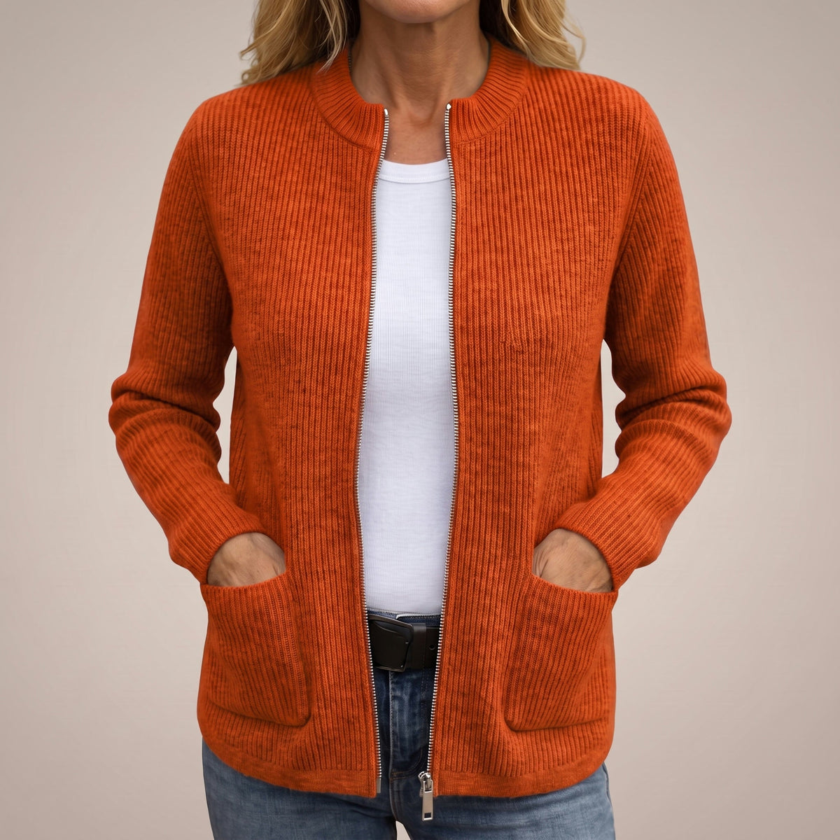 Annika | Women's Cozy Cardigan with Deep Pockets