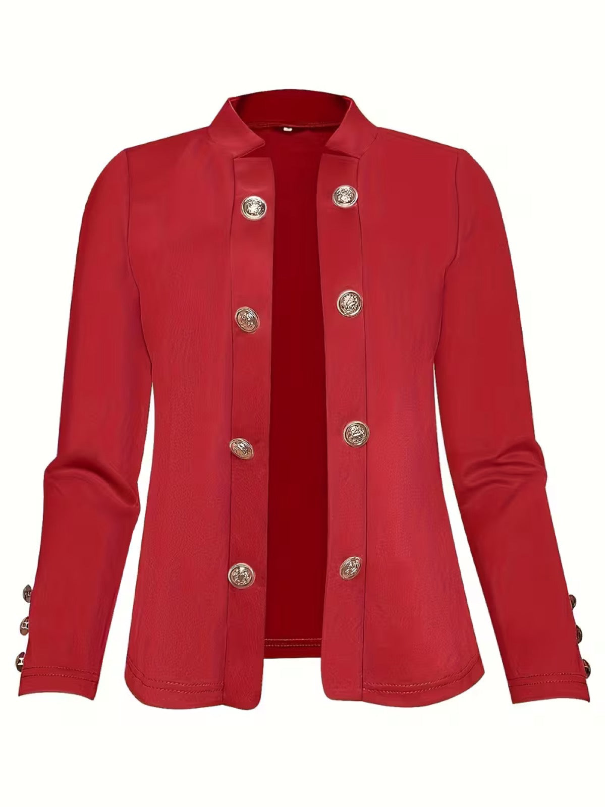 Aurabel™ | Gold Button Blazer