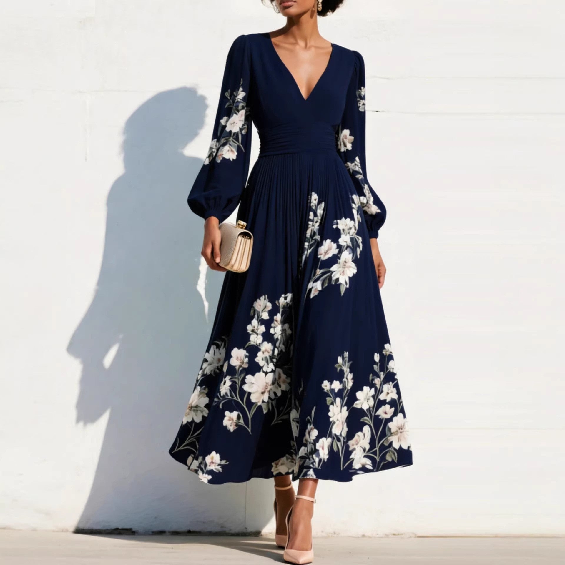 Nirena™ | Elegant Midi Dress