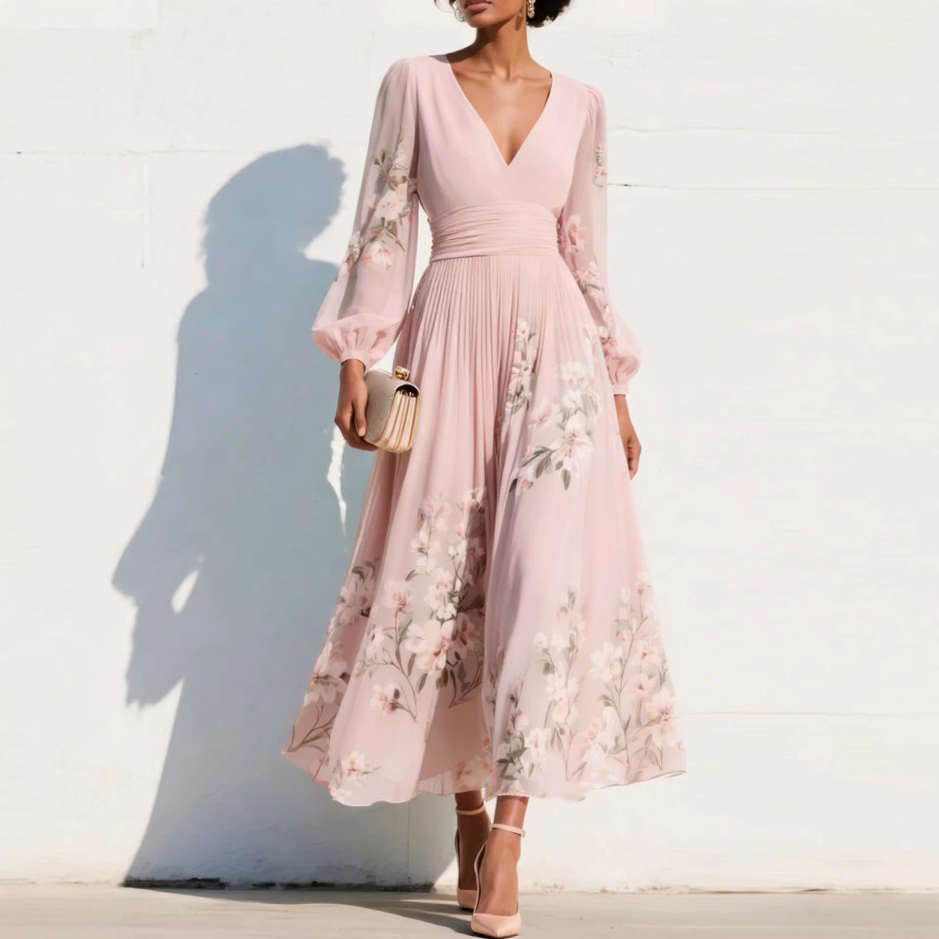 Nirena™ | Elegant Midi Dress
