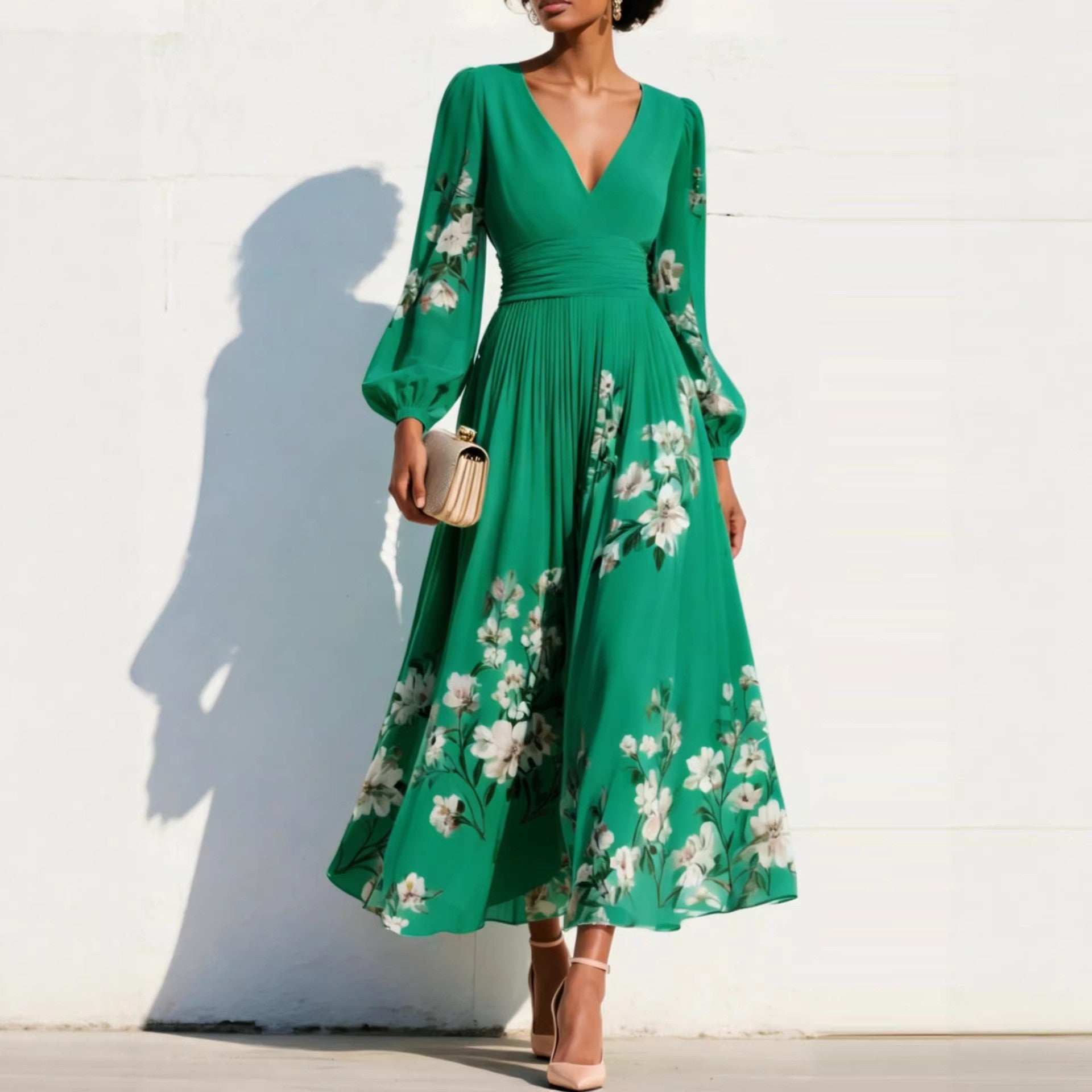 Nirena™ | Elegant Midi Dress