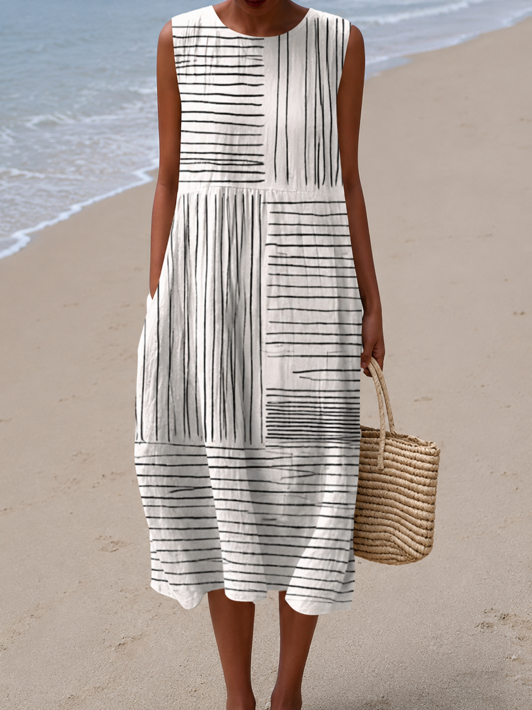 Everie™ | Printed Midi Dress