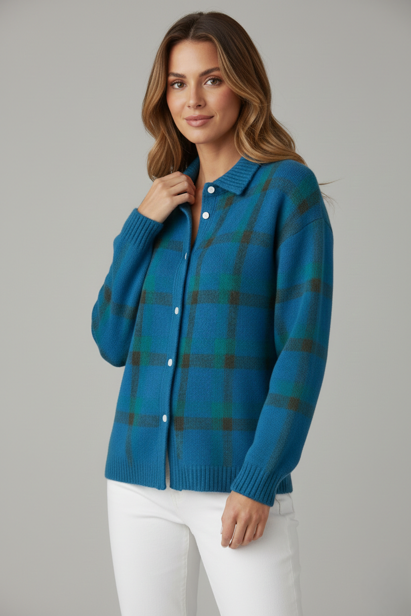 Plaidmore™ | Plaid Cardigan
