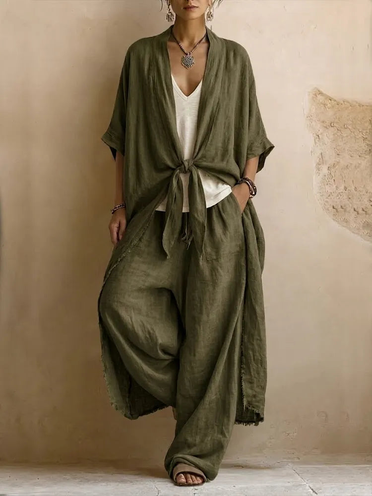 Genevieve™ | Bohemian Cardigan Three-Piece Set