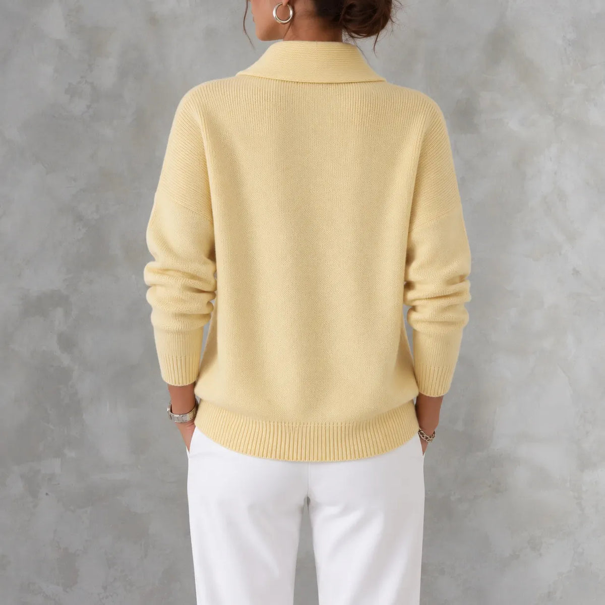 Vestrine™ | Shawl Collar Button Knit Sweater