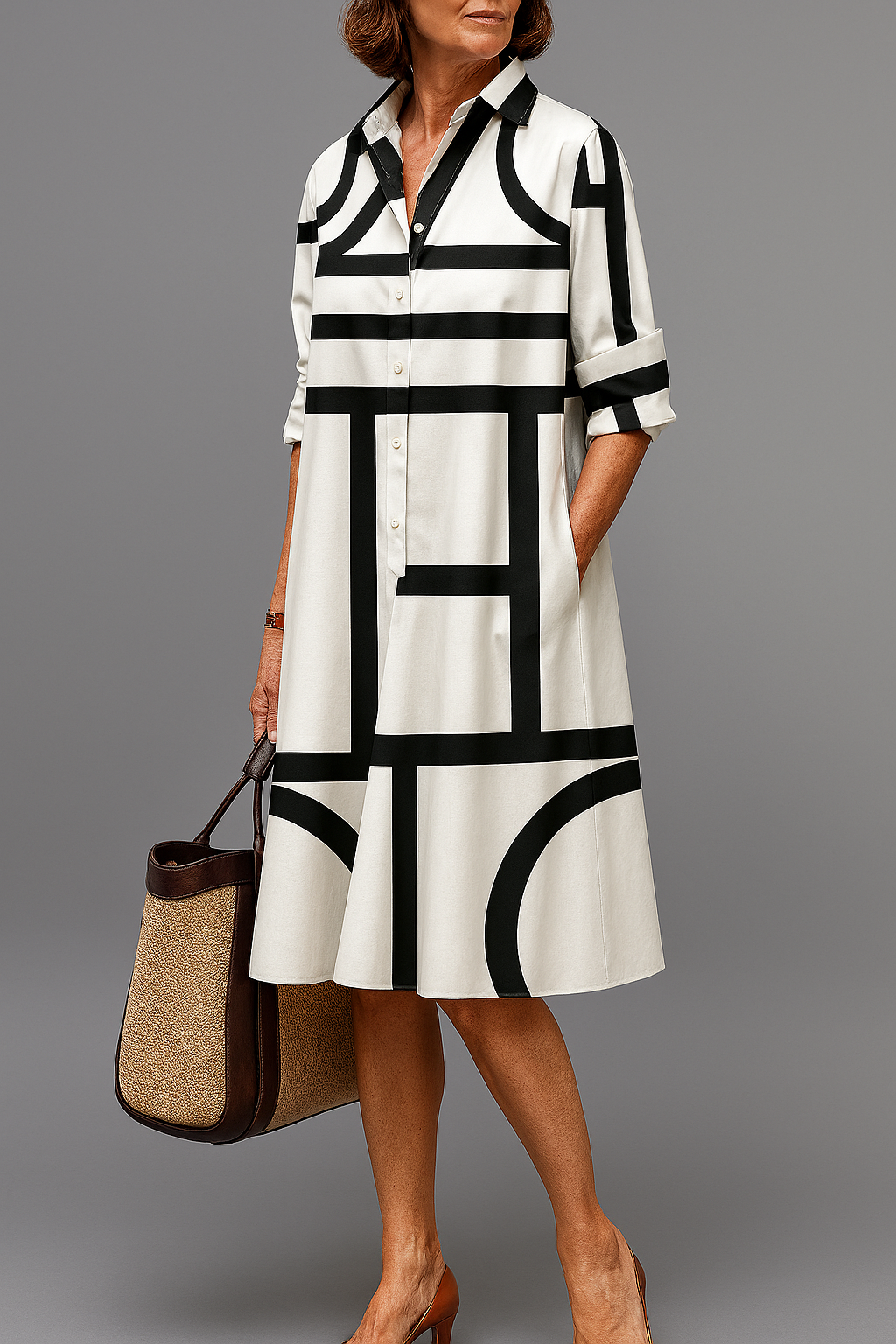 Katarina™ | Carefree and Stylish Midi Dress