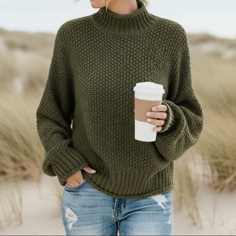 Nadine™ | Oversized Turtleneck Pullover Sweater