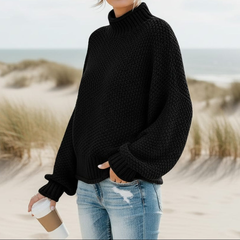 Nadine™ | Oversized Turtleneck Pullover Sweater