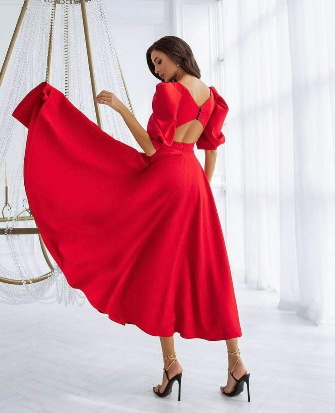 Lesa™ | Elegant Midi Dress