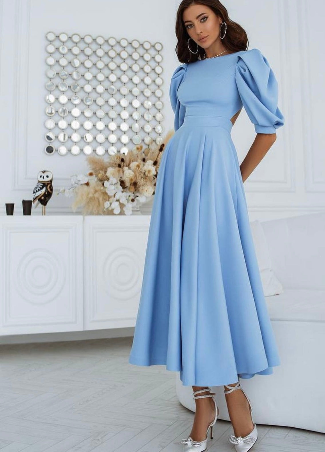 Lesa™ | Elegant Midi Dress