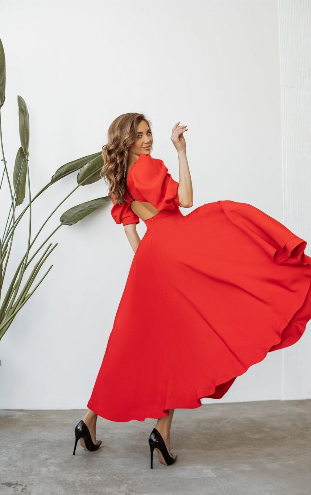 Lesa™ | Elegant Midi Dress