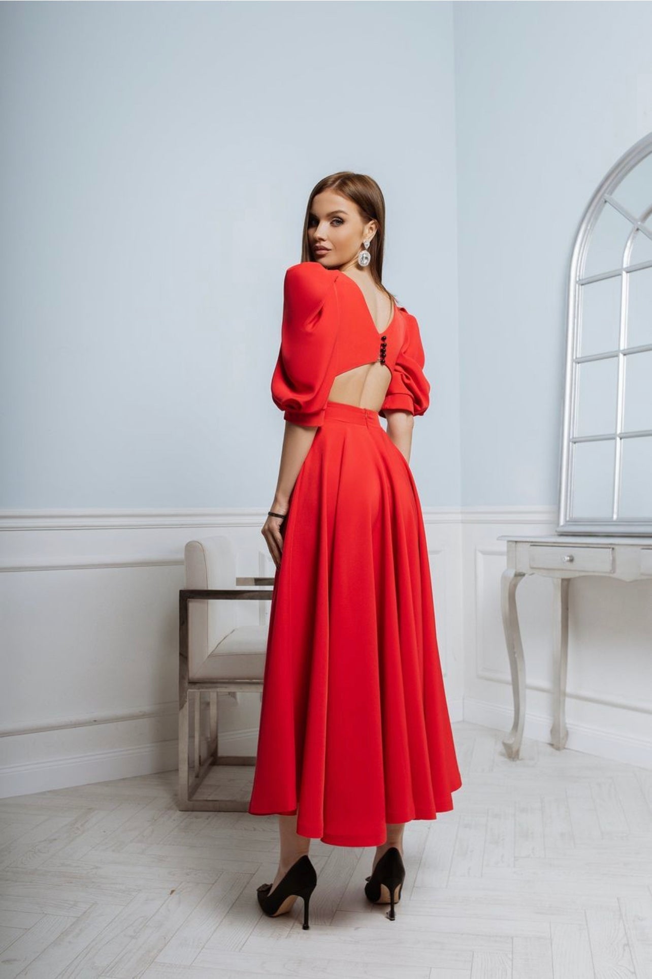 Lesa™ | Elegant Midi Dress