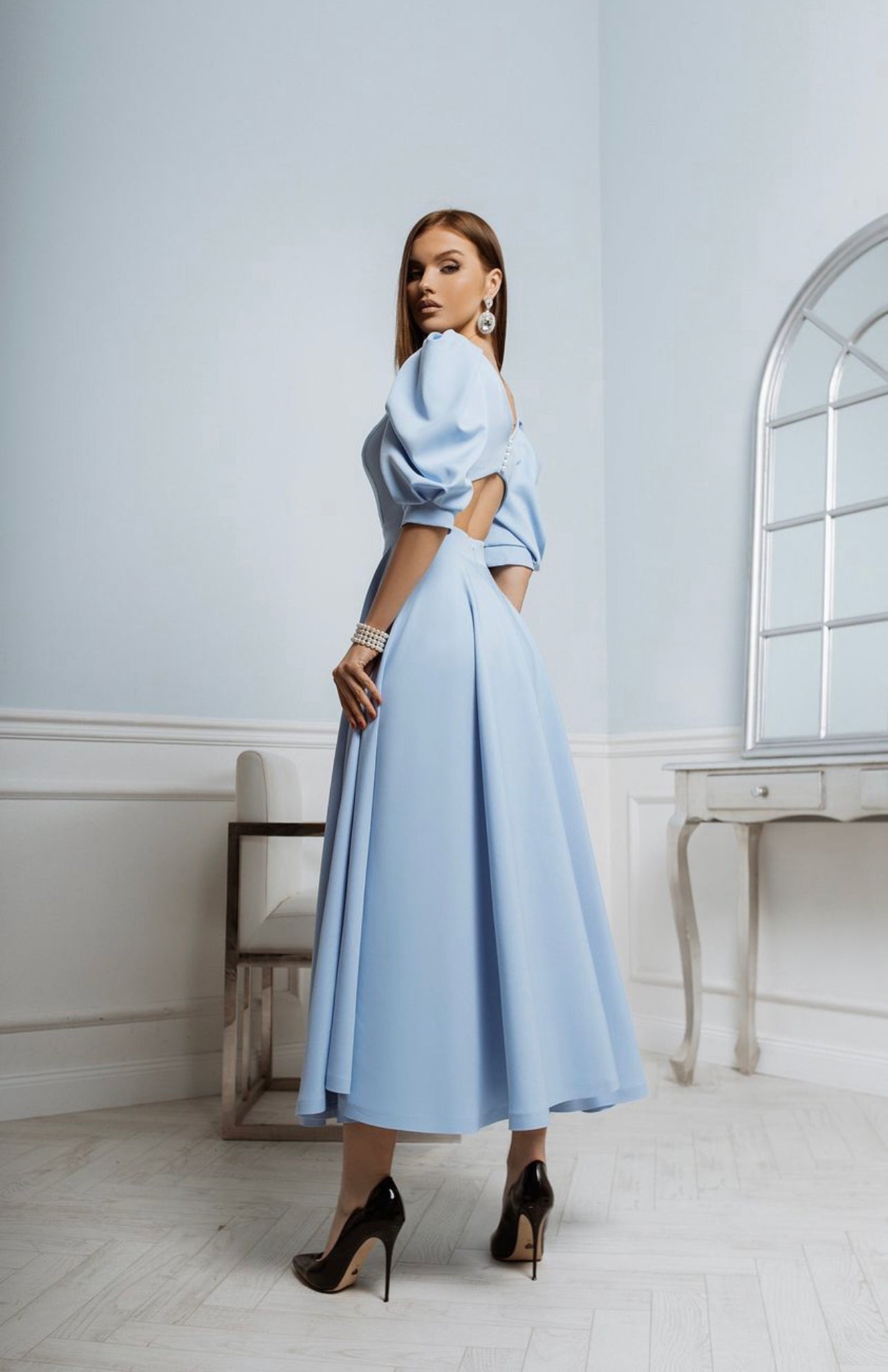 Lesa™ | Elegant Midi Dress