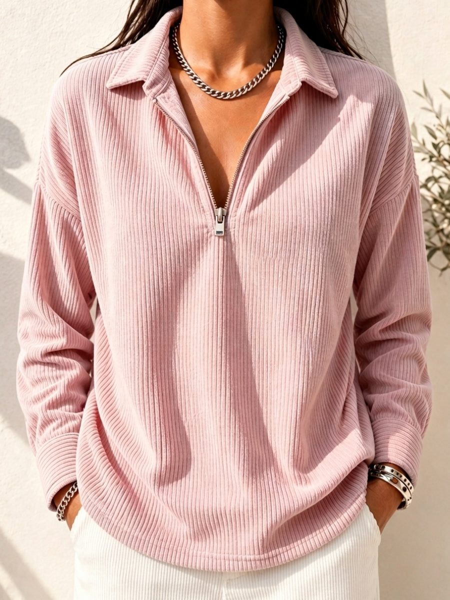 Polly | Women's 1/4 Zip Long Sleeve Shirt