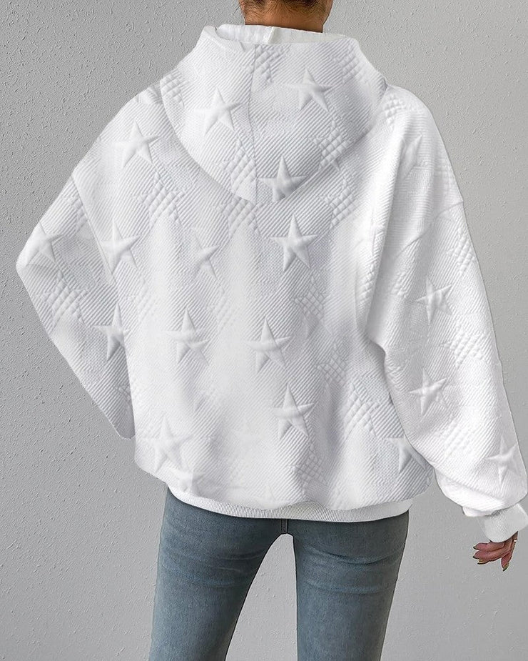 Prestley™ | Star Embossed Hoodie