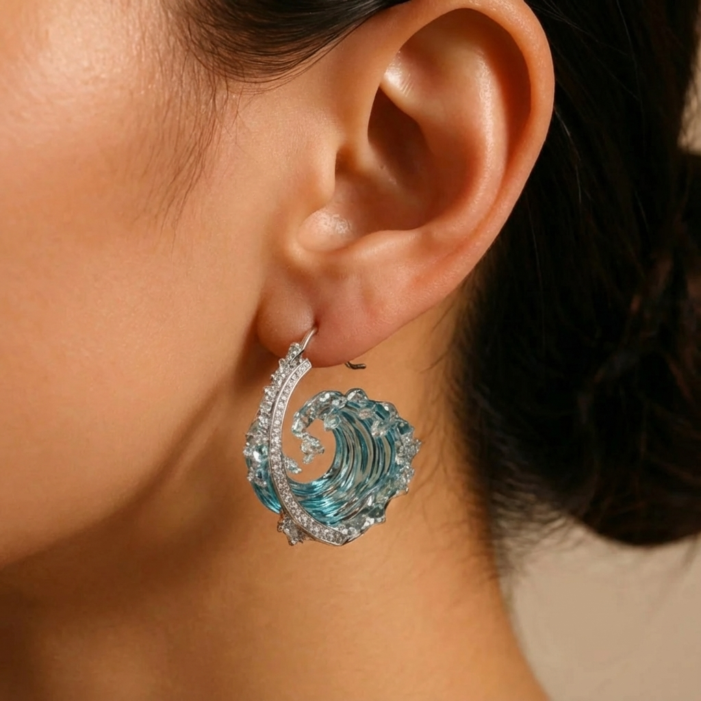 Laguna™ | Ocean Wave Drop Earrings