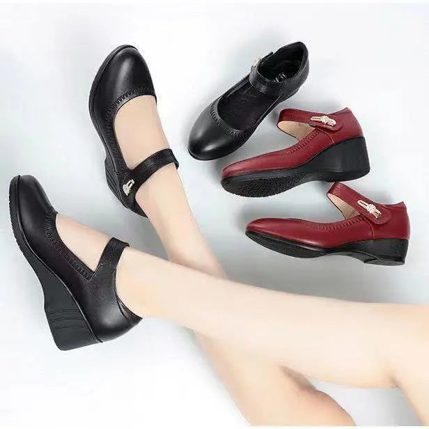 Ottilie™ | Mid-Heel Comfort Wedge Shoes