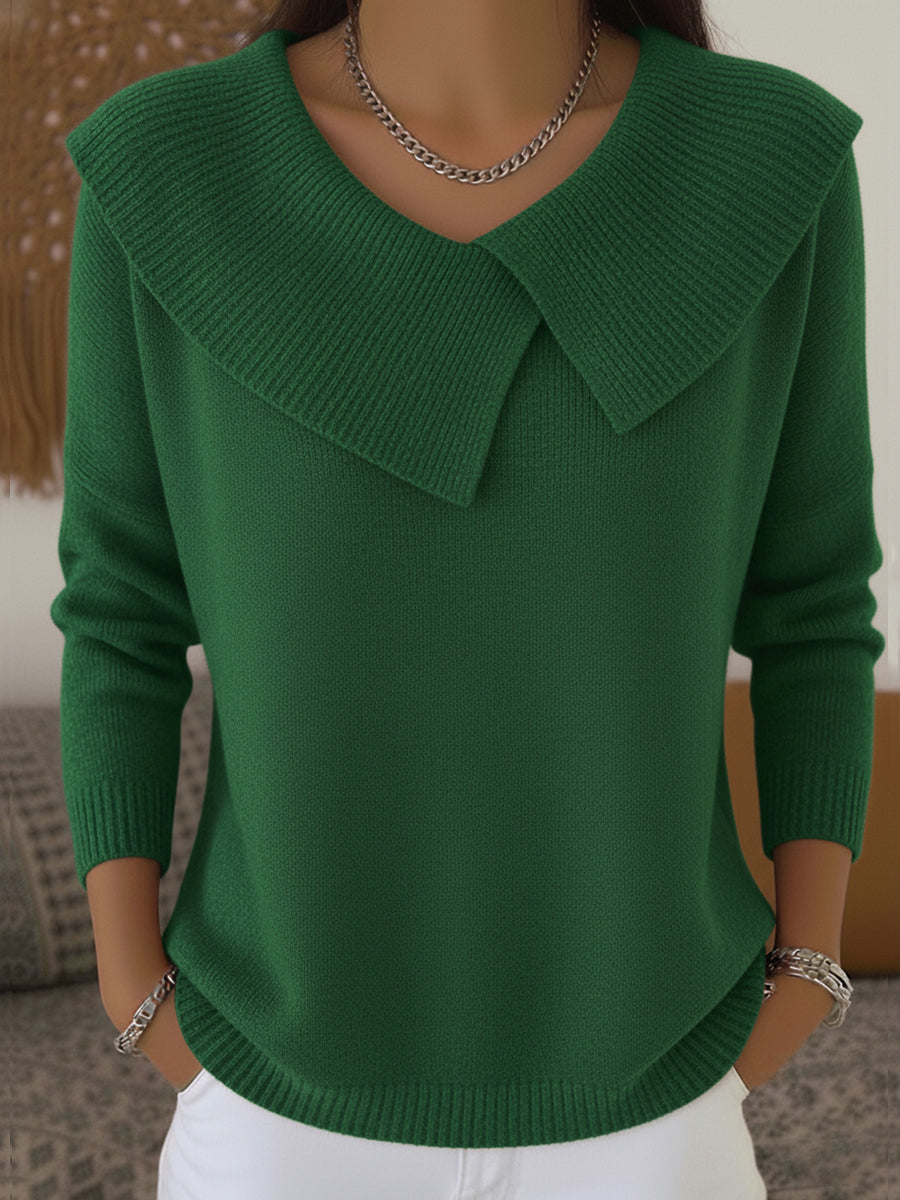 Millicent™ | Elegant Collar Knit Jumper