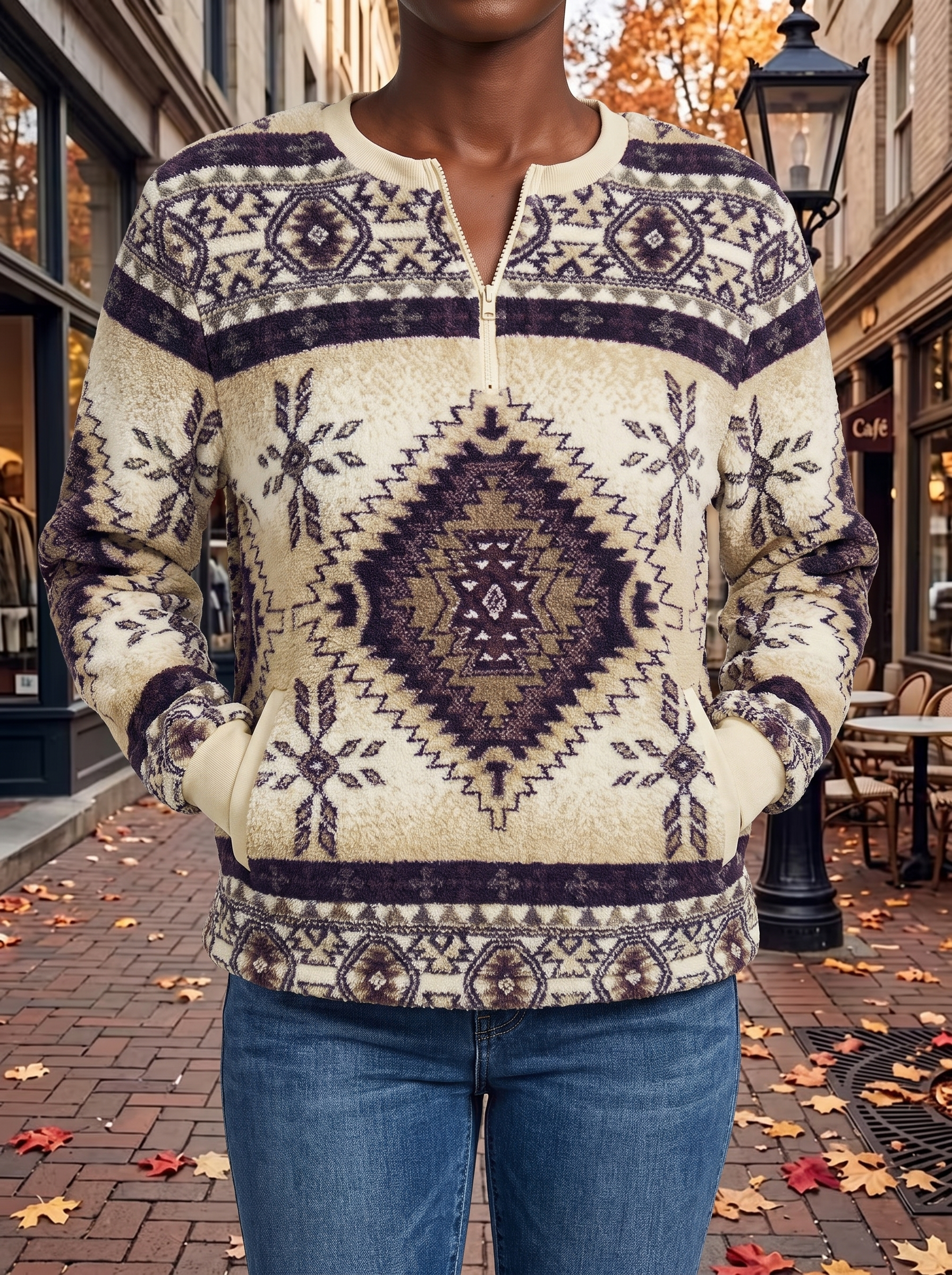 Alterra™ | Aztec Jacquard Sweatshirt — 1