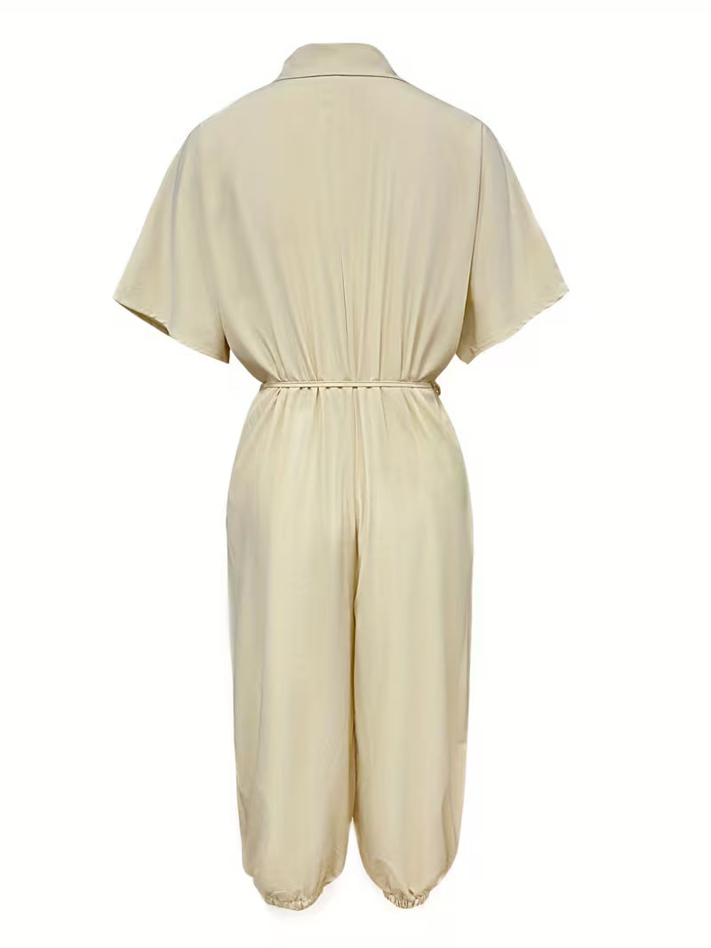 Mirabel™ | Elegant Button Front Jumpsuit