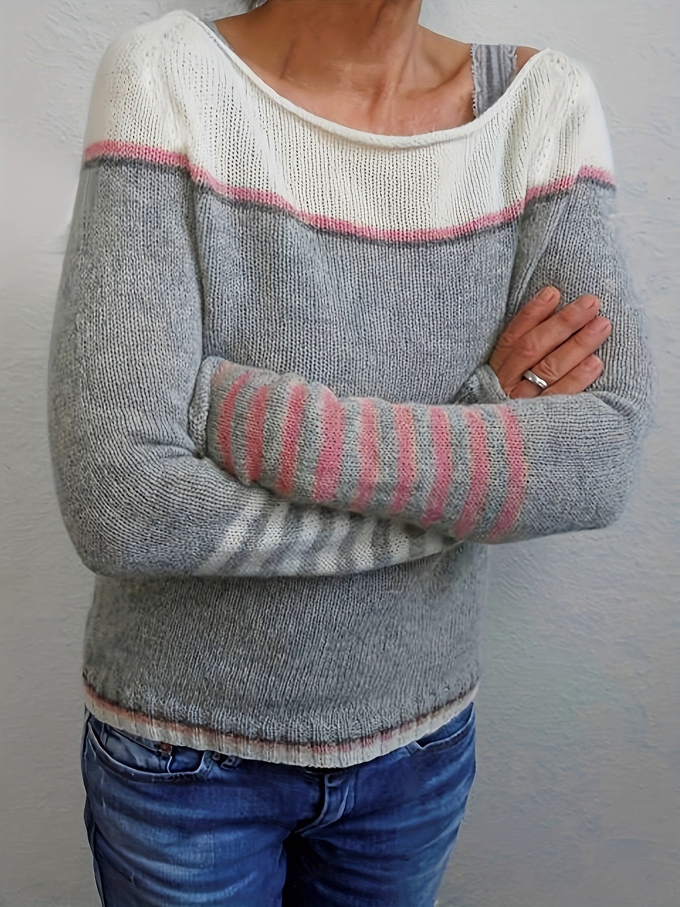 Norelle™ | Striped Pullover Sweater